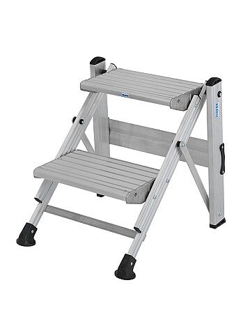 KRAUSE Stabilo schodki składane z ryflowanymi stopniami 1x2